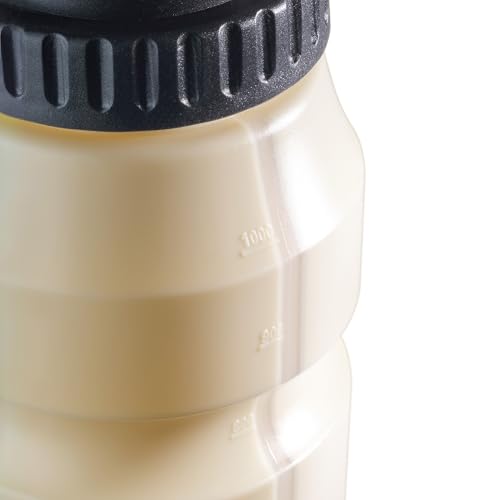 Cannon Sports 1 Liter Sports Water Bottle, 2 Lids, BPA-Free (Natural) - color: Natural