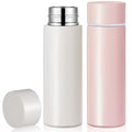 Irenare 5oz Mini Water Bottle, Angel White, Light Pink, 2 Pieces - color: Angel White, Light Pink