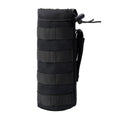 MOLLE Water Bottle Holder Tactical Nylon Bottle Pouches Hydration Carrier for Belt/Backpack/Vest/Bike Sports Outdoor Hiking Camping Hunting Fishing - color: Black