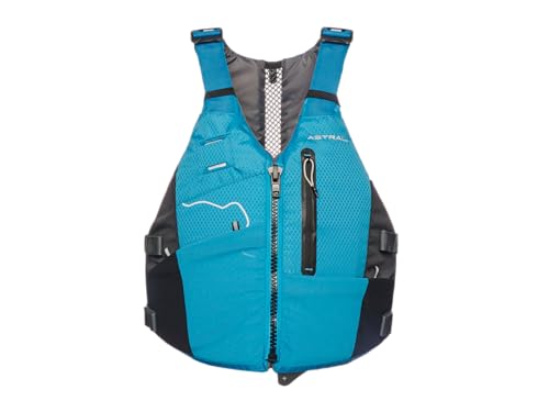 Astral Lonnie Life Jacket - Adult Life Vest - color: Water Blue, size: Small-Medium