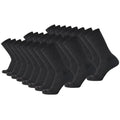AND1 Mens Athletic Crew Socks 24 Pack Cushioned Comfort Socks - color: Dark Grey Heather
