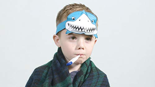 Hands Free Ice Pack for Kids; Kids Ice Packs for Boo Boos - for Bumps and Temperatures; Baby Shower and Registry Essential - color: Shark