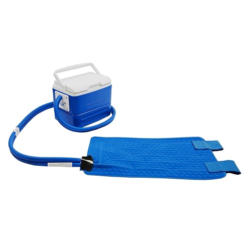 Polar Active Ice 3.0 | 9 QT Cold Therapy Ice Machine | Programmable Timer | Full Circumference Knee Pad | Cryotherapy Pain Relief System | Ace Bandage Style Compression - style: Full Coverage Knee