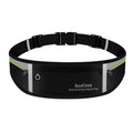 SooGree Slim Running Belt Sport Fanny Pack for Women Men,Reflective Waist Pack Runner Pouch Belt, Zipper Waterproof Running Phone Holder Jogging Pouch for Phone Money (GSP8806 top gray bottom black) - color: GSP8806 top gray bottom black