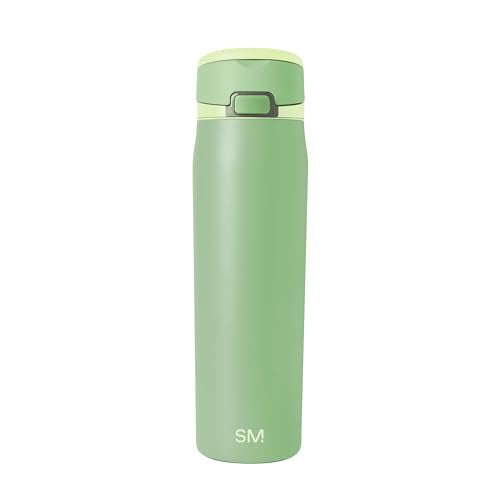 Simple Modern Water Bottle with Straw & Handle | 24oz | Green - color: -Avocado, size: 24 Ounces