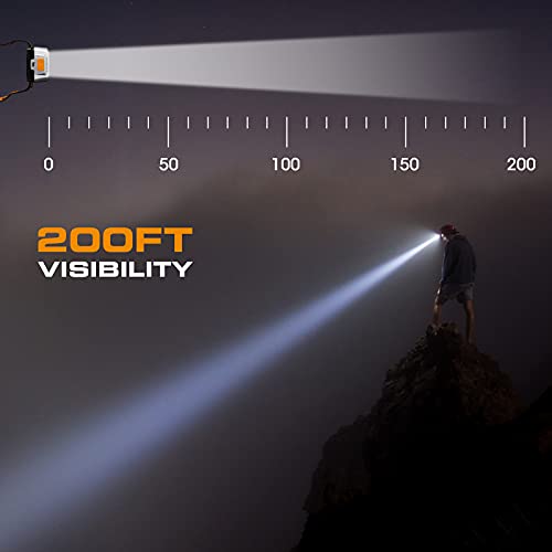 EverBrite 2 Pack LED Headlamp, 4 Lighting Modes with Pivoting Light Head