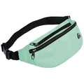 Fanny Packs for Men and Women Water-Repellent Sports Waist Pack Bag - color: 1pack-Aqua