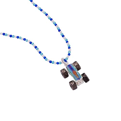 Alex and Ani Hot Wheels™ Necklaces - Car Necklace for Women, 16" + 2" Extender - color: Shiny Silver, style: Mega Wrex