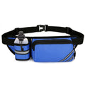 Fanny Pack with Water Bottle Holder, Hydration Running Belt for Men, Waterproof Waist Bag for Women Girls Kids Fit Hiking Walking Runners Exercise Outdoor Cell Phone iPhone Carry Pouch Blue - color: 3-Blue