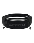WATERFLY Running Belt Fanny Pack, Runner Race Belt with Bib Clip Black - color: Black