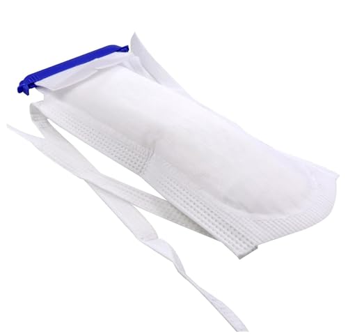 Comfortable Reusable Medical Large Ice Bags, Refillable Ice Packs with 4 Adjustable Ties for Cold Therapy, Muscle Pain Relief and Ankle, Knee, Neck, Shoulder Injuries (2 Pack)