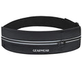 Running Belt | Runner Fanny Pack for Women and Men | Adjustble Waist Band Pack for Storage Phone - color: Gray/27"-43"