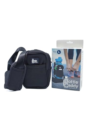 Bottle Caddy™ - The Original Water Bottle Pouch with a Wallet and Phone Holder, ideal for Gym Lovers, Hydro Enthusiasts, Hikers, and Athletes. The Best Water Bottle Accessories for Reusable Bottles