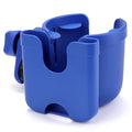 Accmor Stroller Cup Holder with Phone Holder, Bike Cup Holder, Walker Scooter Wheelchair Cup Holder Attachment, Universal Cup Holder for Uppababy Graco Strollers - color: All Dark Blue