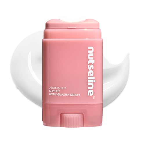 Nutseline Slim Fit Gua Sha Serum – Korean Beauty Firming & Contouring Body Serum with Aromatherapy & Nut Extracts – Lightweight Lotion Texture for Sculpted Skin from Jawline to Calves – 60ml