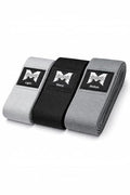 Fabric Resistance Bands for Exercise – 3-Pack, Non-Slip Hip & Leg Workout Bands for Glutes, Thighs & Full Body Fitness, Available in Neutral or Charcoal