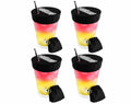 Nightcap Drink Cover Keychain, Portable Anti Drink Spiking Protector, Reusable Cup Shield for Bars, Festivals & Travel, Hidden Safety Cover for Women, Fits Most Cups & Glasses, As Seen on Shark Tank - style: 4 Pack