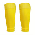 COUVER Unisex Long Leg Compression Sleeves - color: Yellow, size: Large