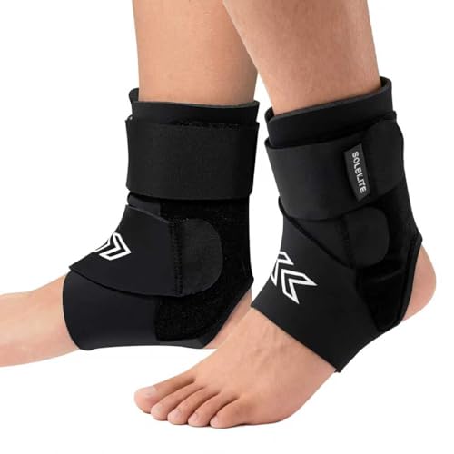 2 Pack Ankle Braces with Side Stabilizers, Neoprene Ankle Braces