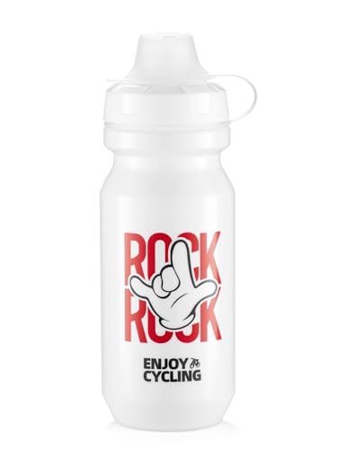 ROCKBROS Bike Water Bottle 20oz - color: Rocky White
