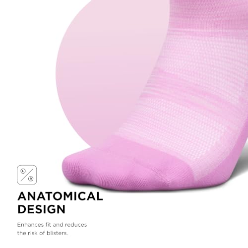 Feetures Compression Knee High Socks - Graduated Compression Socks for Women & Men - (1 Pair) - color: Rose Quartz (1 Pair), size: Small