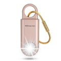130db Personal Safety Alarm with Ultra Bright Strobe Light. Rose Gold - color: RoseGold, style: Button cell