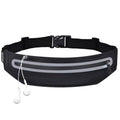 Running Belt Fanny Pack, Running Waist Pack for Women & Men USA Patented Hands-Free Reflective Runner Pouch Belt Fitness Workout Bag No-Bounce Adjustable Sport Travel Fanny Pack Cell - color: Silver