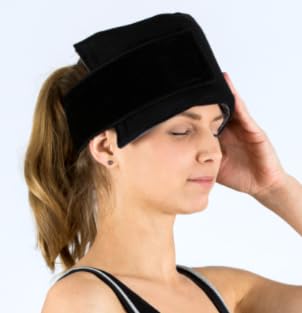 Cryopak Cold and Hot Therapy Wrap, Black, Latex-Free, Non-Toxic, for Back, Abdomen, Hip, Sports Injury Prevention, Recovery (Small). kit Includes Flexible Gel Compress, Sleeve and Strap. - size: Small