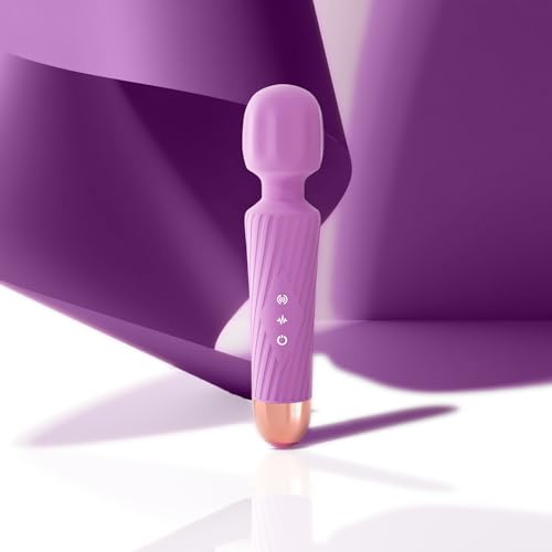 Vibrator Wand, Adult Sex Toys for Women, Vibrating Massager (Purple) - color: Purple