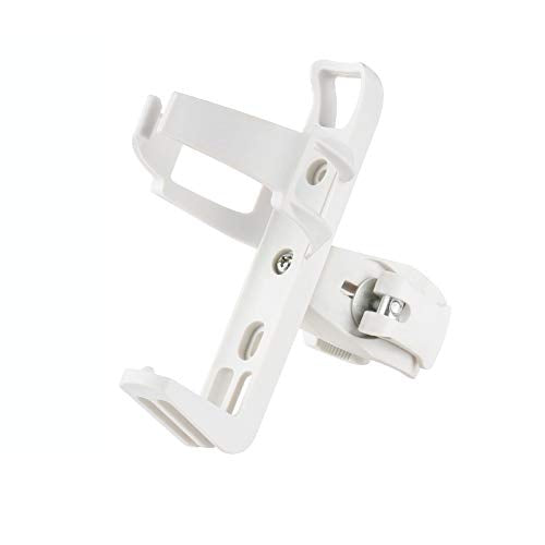 Accmor Bike Water Bottle Holders No Screws, Universal Bike Cup Holder, 360 Degree Rotatable Bike Water Bottle Cage, Water Bottle Holders for Kids Bike Adult Bike, White - color: White
