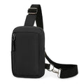 Ausion Fanny Pack Waist Bag for Men&Women Adjustable Belt Hip Bum Bag Fashion Water Resistant Hiking Waist Bag for Traveling Casual Running Hiking Cycling - color: sling pack-black