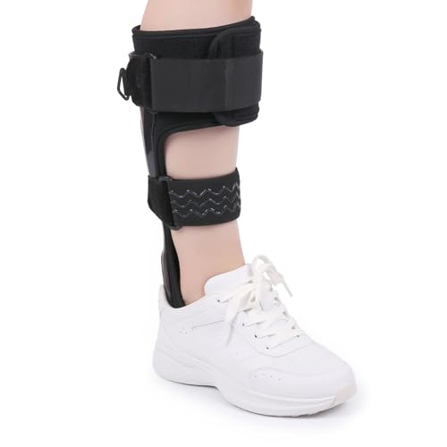 Medical AFO Foot Drop Brace Ankle Foot Orthosis Drop Foot Stabilizer Support for Walking with Shoe for Men and Women for Stroke, MS, Hemiplegia Foot Drop, ALS (XL-Left) - size: XL-Left