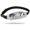 AIKENDO Slim Running Belt for Women Men,Runners Fanny Pack Phone Holder - color: Light Gray