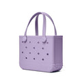 BOGG BAG Bitty Small Tote – 11” x 8.5” x 4.5” – Essential Bags for Beach, Pool, Boat, Sports, Tailgating, Cruise, Travel - color: I Lilac You a Lot