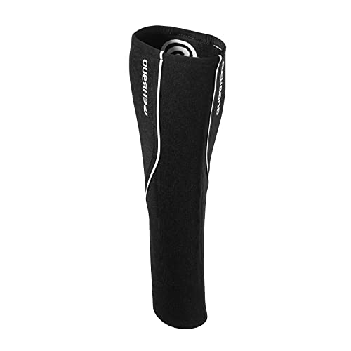 Rehband neoprene calf bandage, 1 piece, shin support, compression sleeve for running & endurance sports - size: Medium