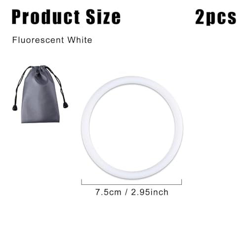 2 Pack Patella with Knee Pads for Patella Tendon Pain Relief - Knee Brace for Tendonitis Jumper Running Sports Basketball Men Women Knee with Patella Support (White) (White)-