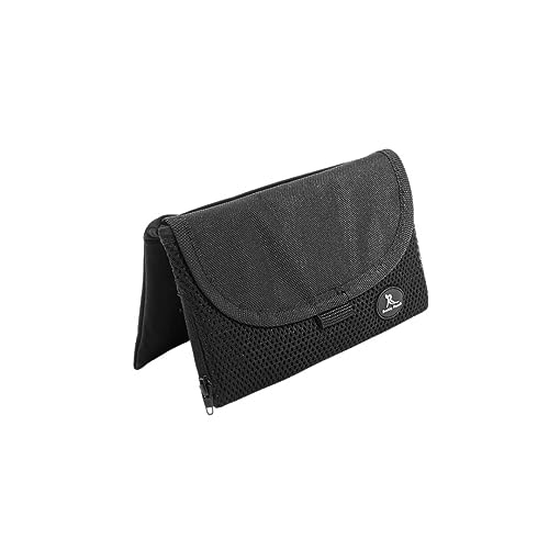 Running Buddy Magnetic Pouch - Fits Any Waistband, No Belt No Clips - color: Black, size: Large (5.9 in x 4 in)