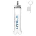 WRELS Soft Flasks Soft Running Water Flask Collapsible Soft Water Bottles Small BPA-Free for Sports Hiking Hydration Pack 500 ml/17oz，300 ml/10oz（500ml,blue） - color: Blue