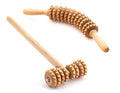 Tuuli Wooden Massage Roller - Maderotherapy Wooden Massage Stick for Removing Fat Dimples, Relaxing Muscles, Self-Care - Wood Roller Massager for Body, Back, Legs, Thighs, Waist - Natural Beechwood