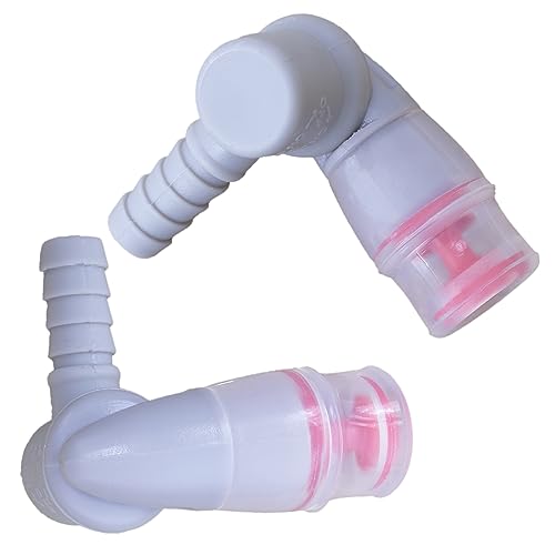 Hydration Bladder Bite Valve Replacement Mouthpiece Fit for Any Water Backpack and Most Brands, with Manual Switch Valve - color: 2 Pack rotatable white