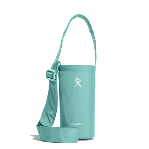 Hydro Flask Accessory Reusable Water Bottle Carrier Holder Medium Packable Bottle Sling Dew - for 32 oz and 40 oz Bottles - Adjustable, Collapsable, BPA-Free, Non-Toxic - color: Dew Blue, style: Medium