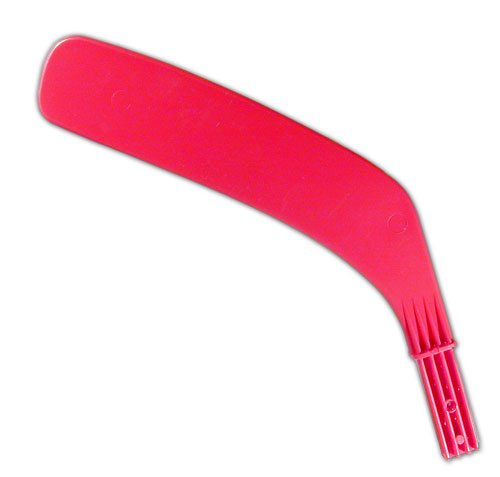 Cosom Hockey Stick Replacement Plastic Blade for Elementary (36"), Junior (42") and Senior (47") Models, Hockey Practice and Training Equipment, High School Physical Education Equipment, Yellow - style: Standard Shaft Blade - Red