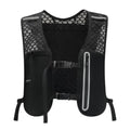 Running Vest for Women Men Hydration Backpack with 500ml Soft Flask Lightweight Water Pack - color: Black Vest Only