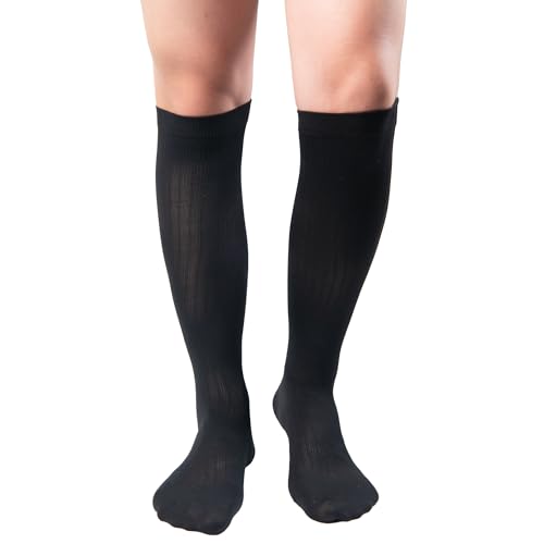 Knee High 8-15 mmHg Graduated Compression Socks 3-Pack - size: Shoe Size: 13-15