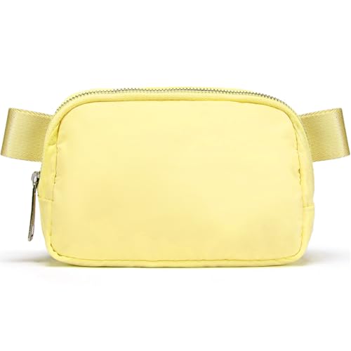 YOSHUYUKI Fanny Pack Cross Body Small Crossbody Bags for Women Men Trendy Nylon Waterproof Mini Purse Travel Running Belt Bag Lulu Dupes Bum Hip Chest Waist Pack Side Bag Must Have Fuchsia - color: Pomelo