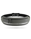 WATERFLY Running Belt Fanny Pack No-Bounce Large Phone Holder for Men Women - color: Grey, size: Large