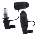 Hydration Bags Bite Valve Mouthpiece Replacement Bite Valve Replacement - style: 2 Pack 90 degree black