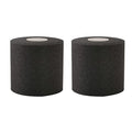 OBTANIM 2 Rolls Foam Underwrap Bandage Pre-Wrap Sports Tape for Athletic Elbow Knees Ankles, Latex Free (Black) - color: Black