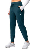 G Gradual Women's Fleece Lined Joggers Water Resistant Hiking Pants - color: Borealis Green, size: X-Small