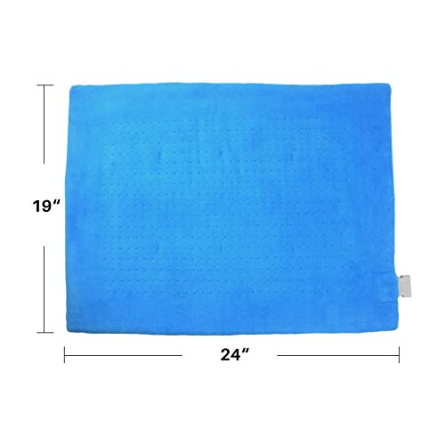 19X24 Inch Heating Pad Fast-Heating Technology for Back/Waist/Abdomen/Shoulder/Neck Pain and Cramps Relief - Moist and Dry Heat Therapy with Auto-Off Hot Heated Pad by GOQOTOMO-HB-B